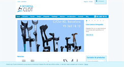 Desktop Screenshot of ortopediaclot.com