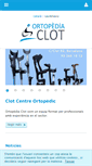 Mobile Screenshot of ortopediaclot.com